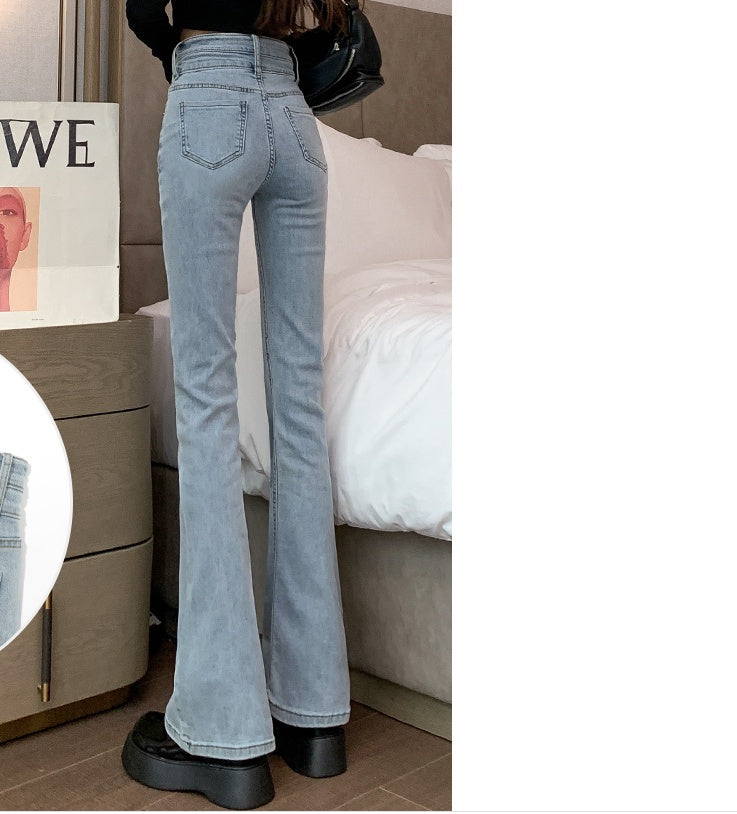 Loose Thin Mopping And Micro Flared Womens Pants Spring And Autumn